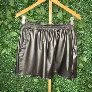 High Waist Black Women's Shorts